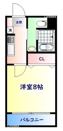 泉中央駅 徒歩17分 3階の物件間取画像